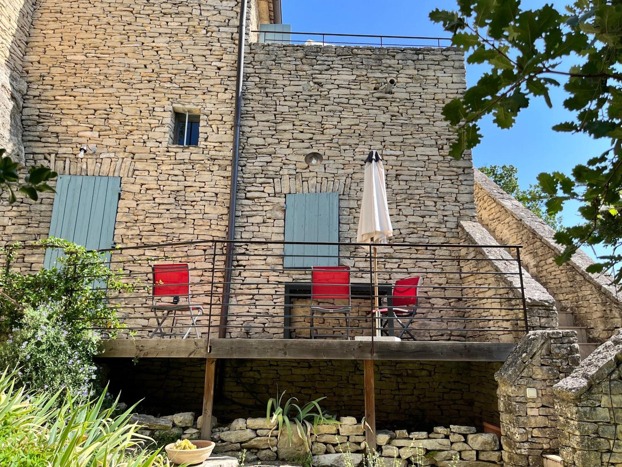 Ferienwohnung Bastide Au Coeur Du Luberon Gordes Exterior foto